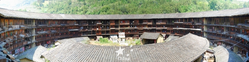 Panorama in a tulou