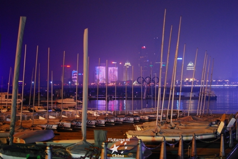 In Qingdao Harbor