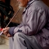 Pipe smoking, Lijiang (Yunnan)