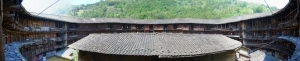 Panorama of a tulou, Yongding (Fujian)