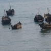 Fishermen boats in Qingdao