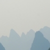 Mist on the mountains, Yangshuo (Guangxi)