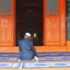 Prayers in the mosque, Xining (Qinghai)